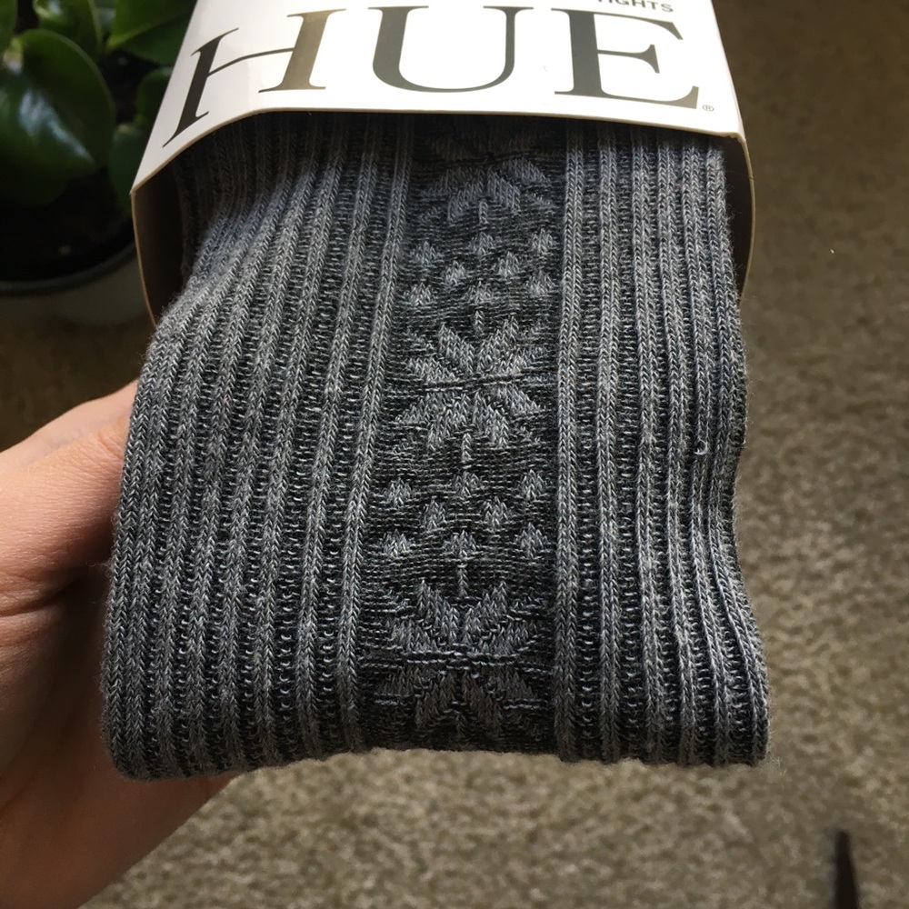 Hue Snowflake Sweater Tights - Please BUNDLE! - Picture 2 of 5